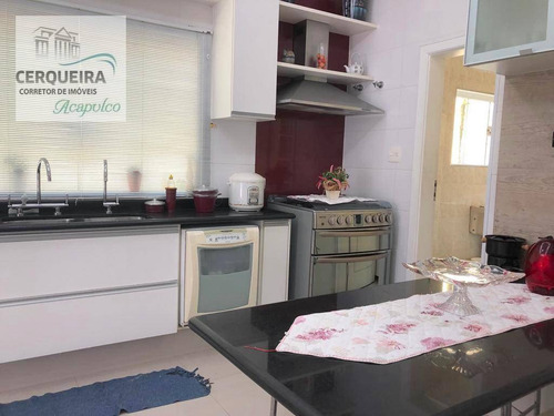 Casa Com 5 Dormitórios À Venda, 450 M² Por R$ 1.600.000 - Acapulco - Guarujá/sp - Ca0555