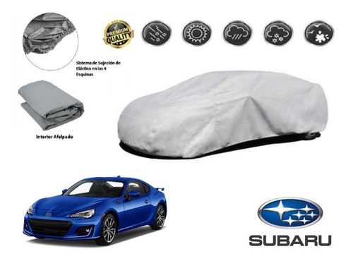 Funda Cubreauto Afelpada Premium Subaru Brz 2016 A 2020