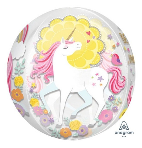 Globo Esfera Orbz Unicornio Anagram