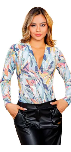 Camisa de 2025 flores para mujer