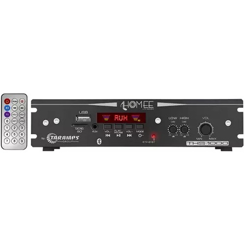 Receiver Taramps Ths 1000 Amplificador Rms Bluetooth Aux Bt