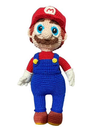 Mario Bros Amigurumi Peluche Tejido A Crochet 