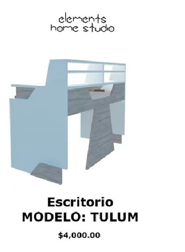 Escritorio Modelo: Tulum (Usado)