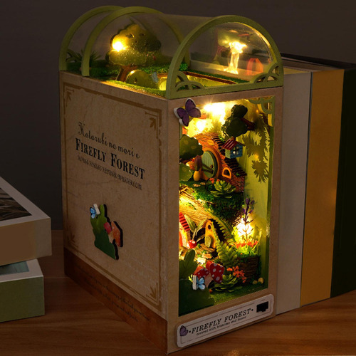 Kit De Miniatura De Quebra-cabeça 3d Booknook, Casa De
