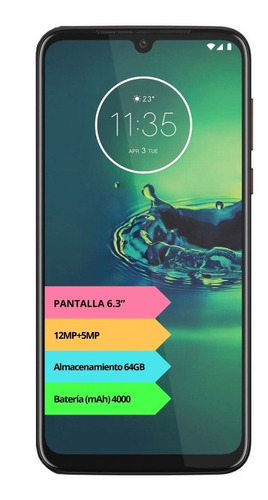 Moto G8 Plus 64 GB rubi 4 GB RAM - Bueno (Reacondicionado)