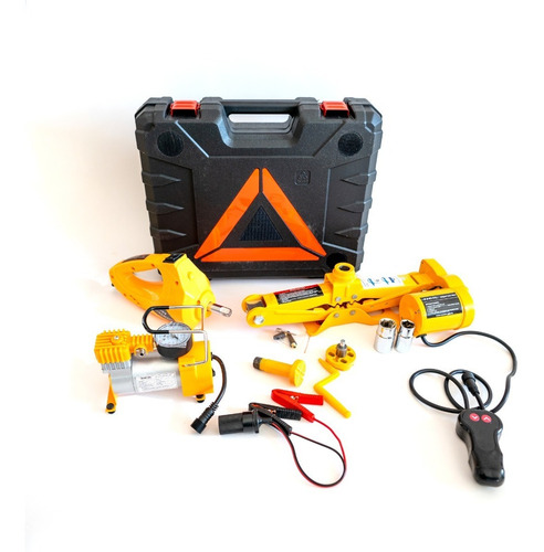 Imagen 2 de 10 de Kit Cambio Neumático Eléctrico 12v + Criquet 3 Toneladas Suv