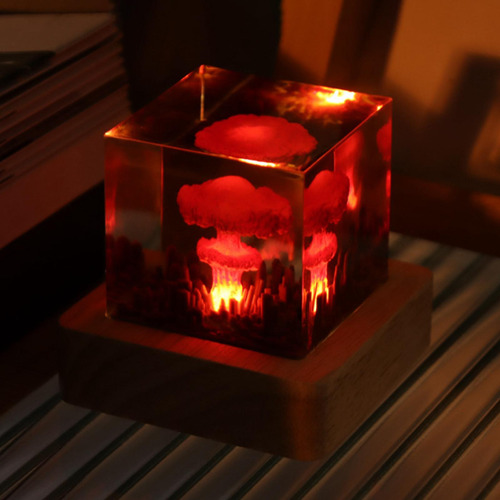 Luz Nocturna Led Con Forma De Seta, Luz Nocturna Usb Para