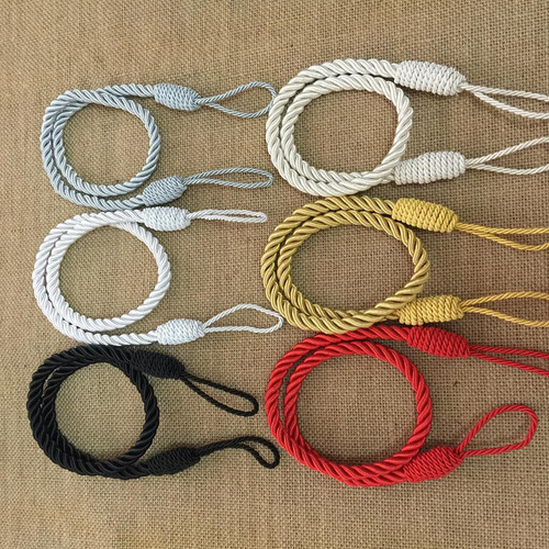 6 Pcs Tiebacks Cordón Para Cortinas