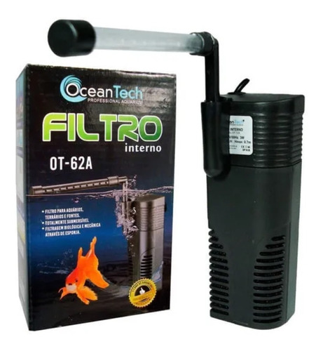 Filtro Interno Ot - 062a 300 L/h 220v Ocean Tech