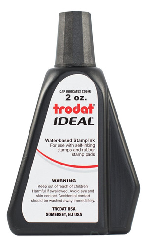 Tinta Ideal Premium De  , 2 Oz., Negra