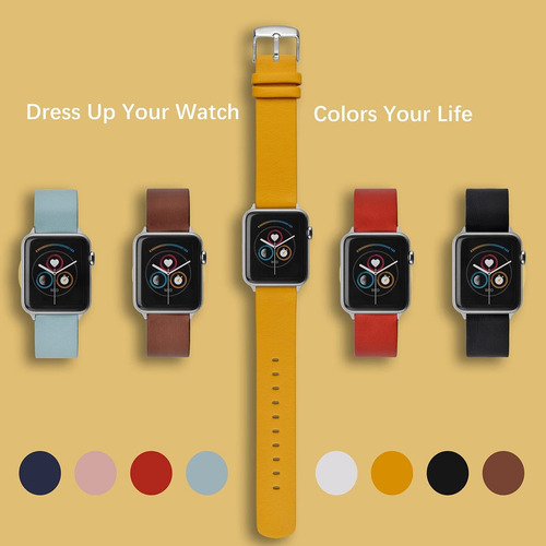 Correas De Reloj De Cuero Flexibles Para Hombres Y Mujeres,