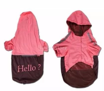 Capa Impermeable Mascota Talla Xl 53 Cm Las Condes