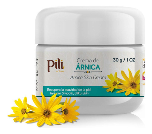  Pili Natural Arnica Cream - Restaurar La Piel Suave Y Sedosa