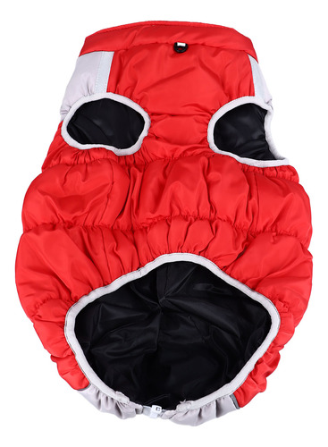 Abrigo Para Perro De Invierno Rojo Rojo, 4 X L, De Algodón S
