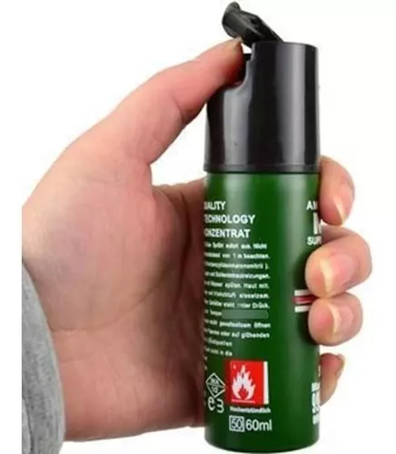 Spray defensa personal gas lacrimógeno en gel de pimienta CBM 25ml