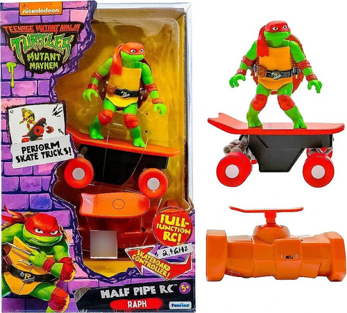 Raphael Movie Edition Tmnt Half Pipe Control Remoto Funrise