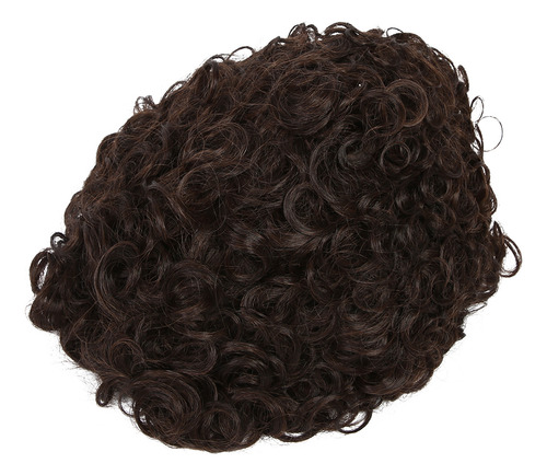 Pelucas Cortas Y Rizadas, Onduladas, Cabello Sintético Para