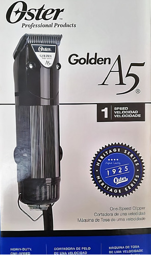 Maquina Tosa Oster Golden A5 1 Petshop Para Cães E Gatos Cor Preto Voltagem 110v