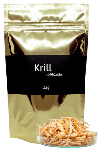 Paquete Tres Bolsas De Krill Liofilizado 22g