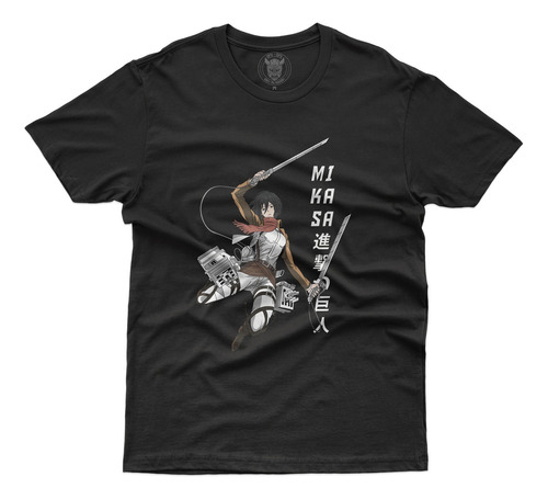 Playera Ackerman Mikasa Shingeki Kyojin Titan Attack Anime