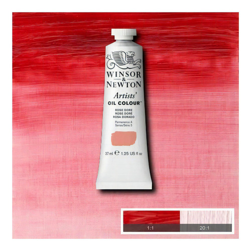 Pintura Oleo Winsor & Newton Artist 37ml S-5 Color A Escoger Color del óleo 37ML ROSA DORADO S-5 No 576