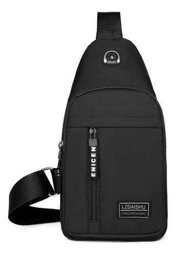 Mochila Bandolera N Strap Bag Con Orificio Usb Y Auriculares