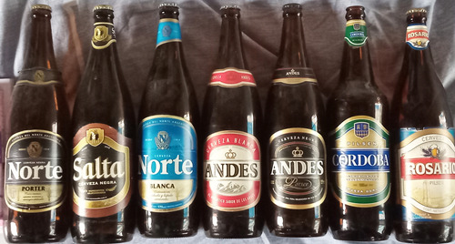 Lote De Botella De Cerveza Norte Rosario Cordoba Salta Andes