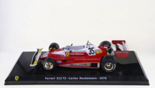 Ferrari 312 T2 # 35 Carlos Lole Reutemann 1976 Escala 1/24 Rojo