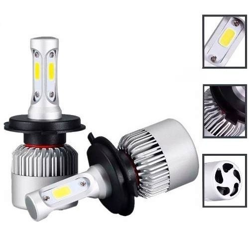 Kit Lampara Bi Led Cree No Xenon Cob H11 16000l 36w Cooler