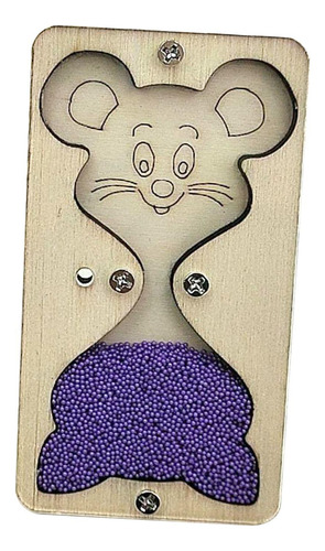 2 Tablero Ocupado Para Niños, Piezas De Bricolaje, Violeta