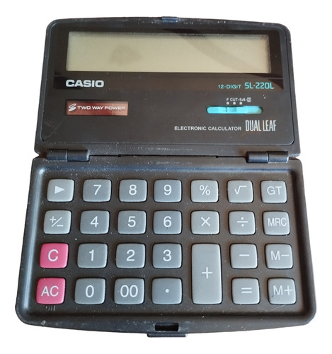 Calculadora Bolsillo Casio 12;digitos Sl-220l