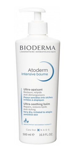 Imagen 1 de 1 de Bioderma Atoderm Intensive Baume 500 Ml Tipo De Envase Dosificador