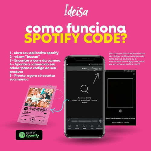 Imagem 8 de 10 de 2 Chaveiros Spotify