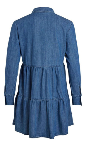 Vestido Simil Jean Manga Larga