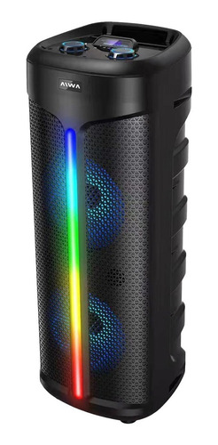 Imagen 2 de 5 de Aiwa Aw-t2040 Parlante Bluetooth Portatil Luces 6000w
