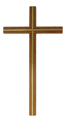 Cruz Crucifijo Madera Con Alma De Bronce 25.5cm (italy)