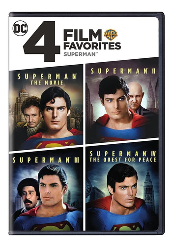 Dvd Superman Collection (1978-1987) Incluye 4 Films