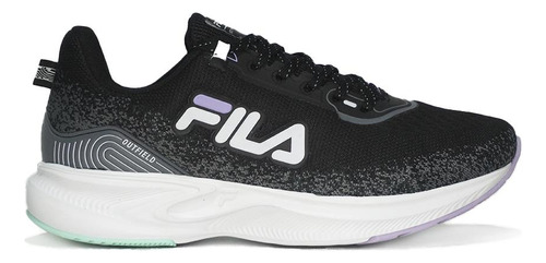 Fila Zapatillas - Outfield Negro Lila Verde