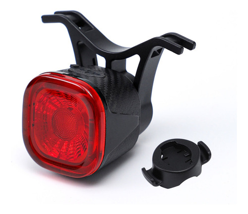 Luz Traseira Sinalizador Bicicleta Bike Brake Light Sensor De Freio Inteligente Usb Cor Vermelho