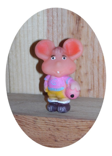 Muñeco De Goma Topo Gigio Vintage 80s Plástico Suave