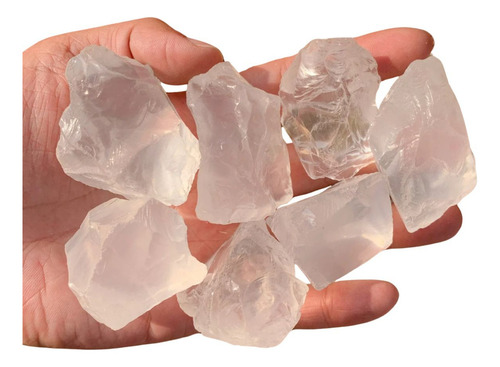 Pedra Bruta Cristal Quartzo Transparente 200g Legitimo Equilibrio E Cura