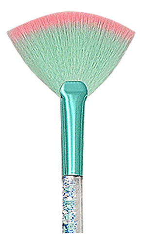 Brocha De Maquillaje En Abanico Con Brocha Suave Para Sombra
