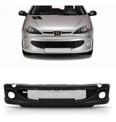 Parachoque Dianteiro Peugeot 206 Ano 2004 A 2011 Com Grade