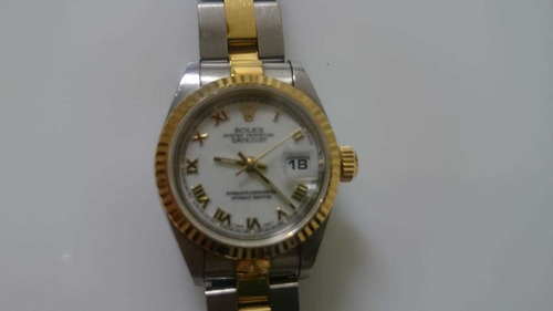 Rolex, Ouro E Aço, Vidro Em Cristal De Safira, Automático.