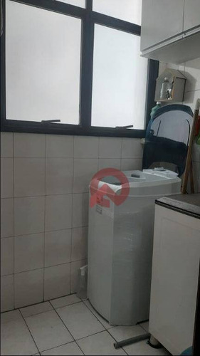 Imagem 13 de 13 de Apartamento Com 1 Dormitório À Venda, 73 M² Por R$ 235.000 - Ocian - Praia Grande/sp - Ap3122