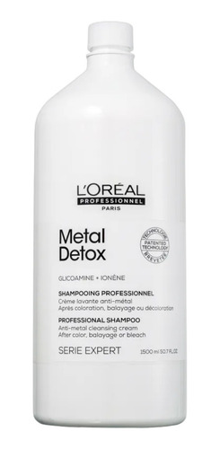 Shampoo Loreal Metal Detox 1500ml -pós Descoloração E Mechas