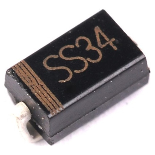 Diodo Schottky Ultra Rapido Ss34 (1n5822) Smd Do-21 50 Peças