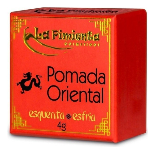 Gel Pomada Oriental Esquenta E Esfria La Pimienta 4g