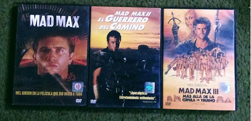 Mad Max Mel Gibson Trilogía Dvd Original 