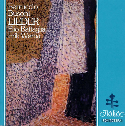 Busoni - Lieder - Battaglia  Werba (pianista) - Cd.